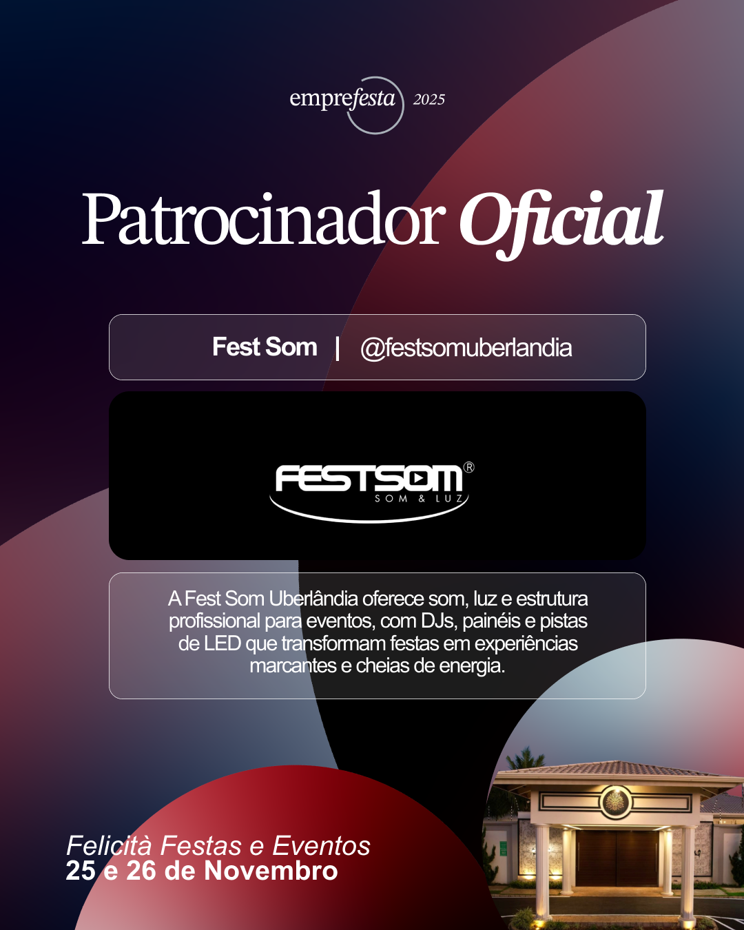 Patrocinador - @festsomuberlandia