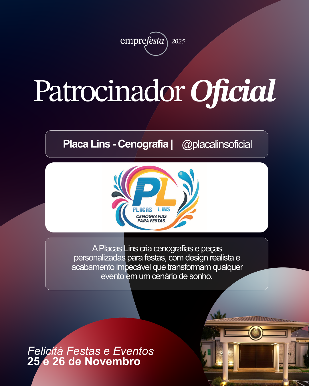 Patrocinador - @placaslinsoficial