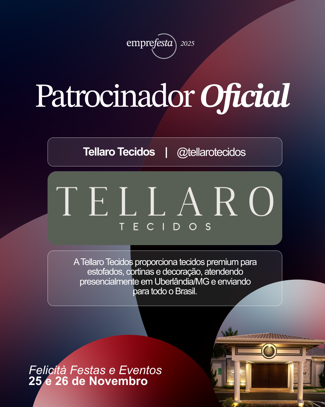 Patrocinador - @tellarotecidos
